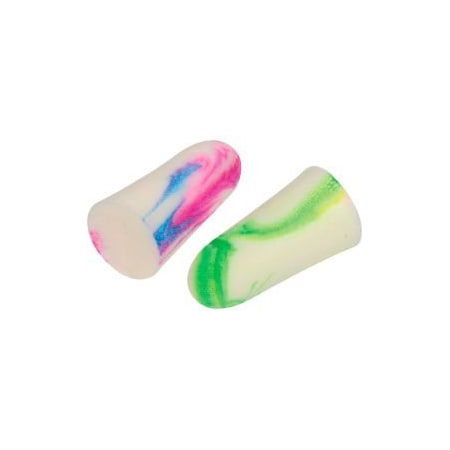 MOLDEX Moldex 6604 SparkPlugs® Multi-Color Foam Earplugs, Uncorded, 200 Pairs/Box 6604